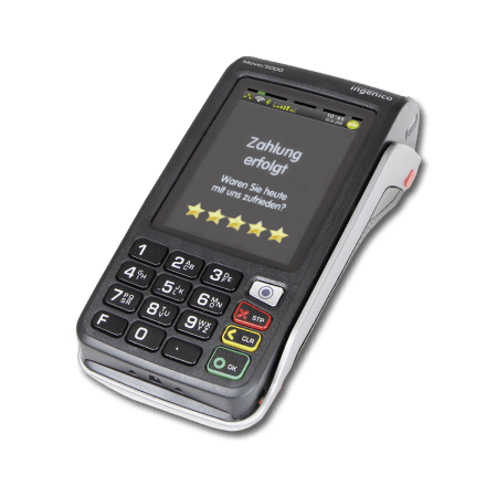 Ingenico DESK/3500 - Stationäres EC-Terminal mit seriellen Kassenkabel