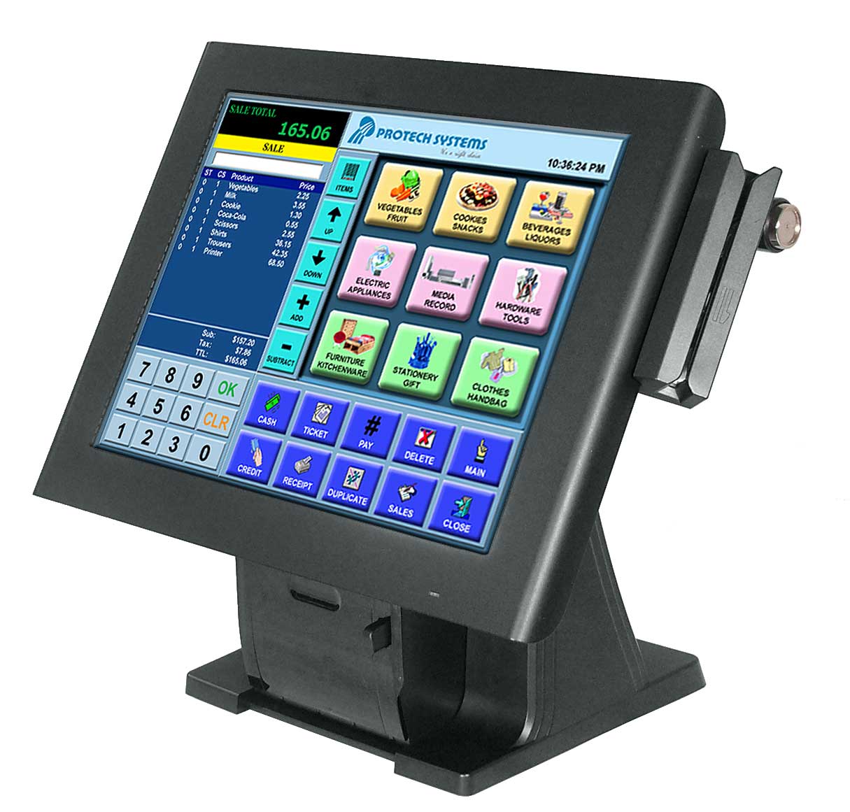 Kassenterminal EZ PA 6722 L fterloses Schmales Kassensystem