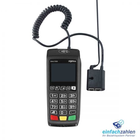 Ingenico DESK/3500 - Stationäres EC-Terminal mit seriellen Kassenkabel – Bild 3